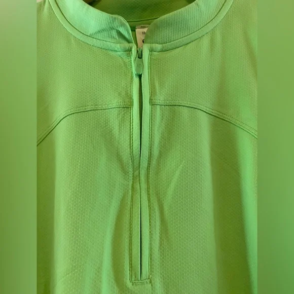 Lululemon Front Zip Tank Green 10 - Picture 10 of 16